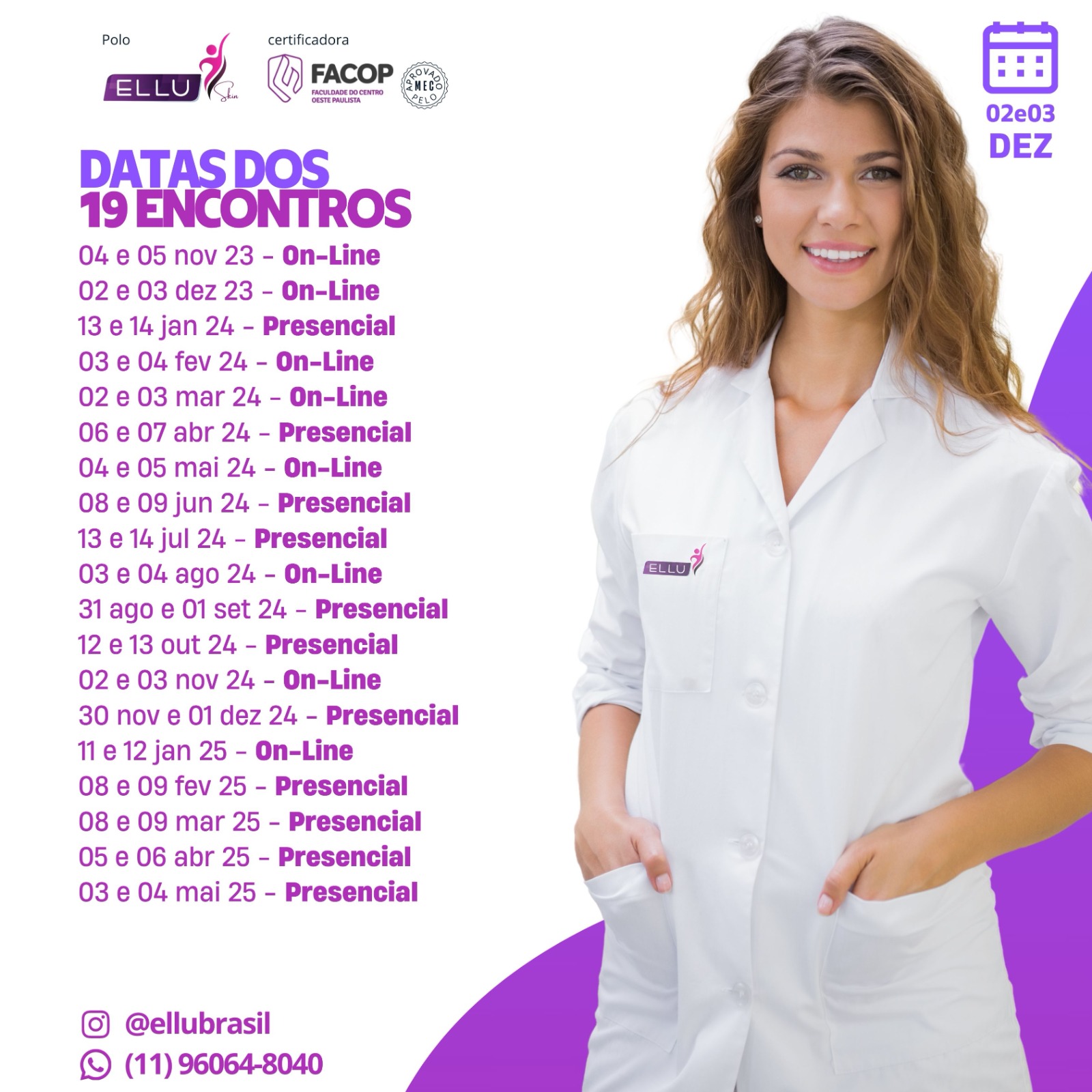 ELLU Brasil - Pós-Graduação Enfermagem Dermatológica e Estética - 20a ...